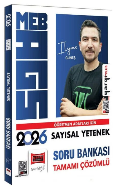 2026 MEB-AGS Öğretmen Adayları İçin Tamamı Çözümlü Sayısal Soru Bankası (İlyas Güneş) Yargı Yayınları Panda Fotokopi & Baskı Merkezi