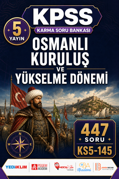 Osmanlı Kuruluş ve Yükselme Dönemi 5 Yayın 447 Soru Panda Fotokopi & Baskı Merkezi