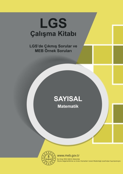 LGS çalışma Kitabı SAYISAL (Matematik) Panda Fotokopi & Baskı Merkezi