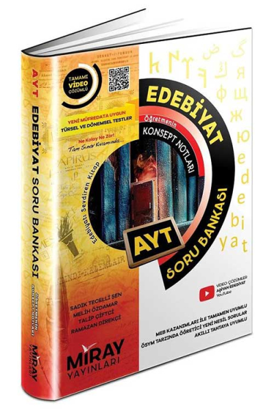 AYT Edebiyat Konu Özetli Soru Bankası Miray Yayınları Panda Fotokopi & Baskı Merkezi
