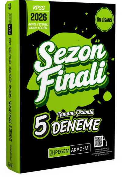 2026 KPSS Ön Lisans Genel Yetenek Genel Kültür Sezon Finali Tamamı Çözümlü 5 Deneme Pegem Yayınları Panda Fotokopi & Baskı Merkezi