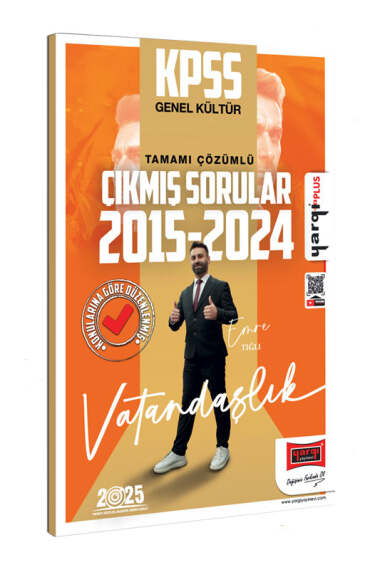 2025 KPSS Genel Kültür 2015 2024 Vatandaşlık Konularına Göre Düzenlenmiş Tamamı Çözümlü Çıkmış Sorular Yargı Yayınları Panda Fotokopi & Baskı Merkezi