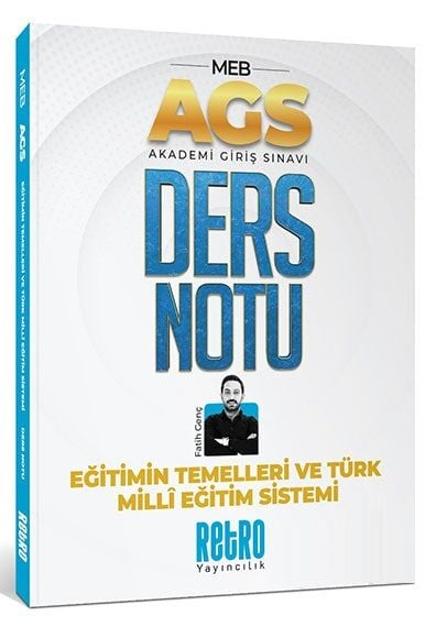 2025 MEB AGS Türk Milli Eğitim Sistemi ve Eğitimin Temelleri Ders Notu Retro Kitap Panda Fotokopi & Baskı Merkezi