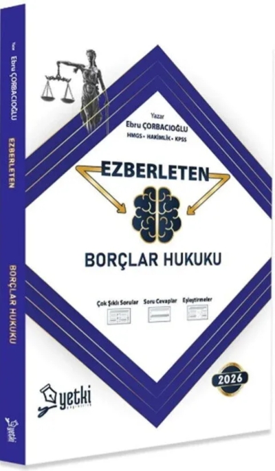 HMGS Hakimlik KPSS A Grubu Borçlar Hukuku Ezberleten Sorular Yetki Yayıncılık Panda Fotokopi & Baskı Merkezi