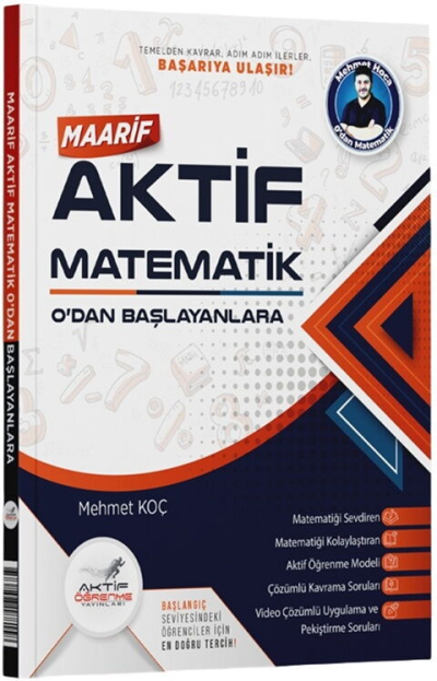 TYT Maarif Aktif Matematik 0 dan Başlayanlara Aktif Öğrenme Panda Fotokopi & Baskı Merkezi