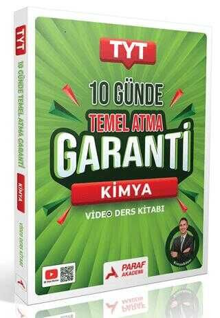 TYT Kimya 10 Günde Temel Atma Garanti Video Ders Kitabı Paraf Akademi Yayınları Panda Fotokopi & Baskı Merkezi