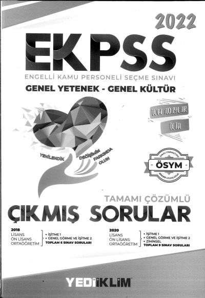 EKPSS TÜM ADAYLAR TAMAMI ÇÖZÜMLÜ ÇIKMIŞ SORULAR Panda Fotokopi & Baskı Merkezi