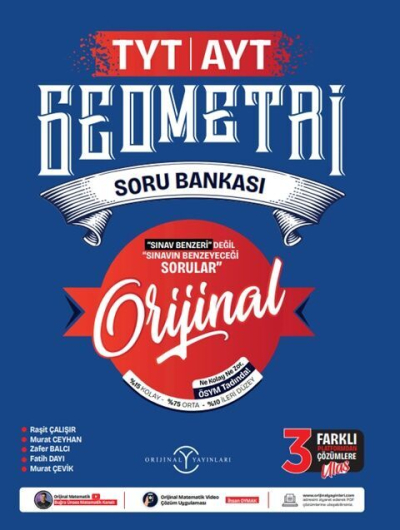 TYT AYT Geometri Soru Bankası Orijinal Yayınları Panda Fotokopi & Baskı Merkezi