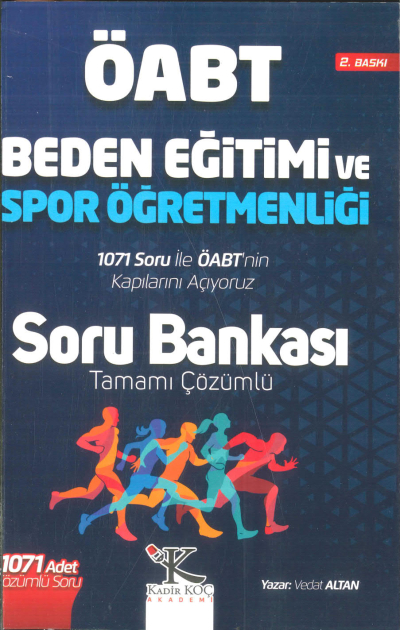 BEDEN EĞİTİMİ VE SPOR ÖÜRETMENLİĞİ 1071 TAMAMI ÇÖZÜMLÜ SORU BANKASI Panda Fotokopi & Baskı Merkezi
