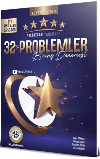 Problemler 32 li Branş Denemesi Yıldızlar Yarışıyor Bilgi Sarmal Panda Fotokopi & Baskı Merkezi