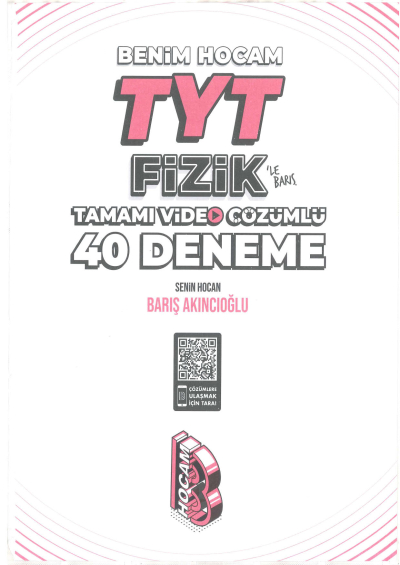 TYT Fizik Tamamı Video Çözümlü 40 Deneme Sınavı Panda Fotokopi & Baskı Merkezi