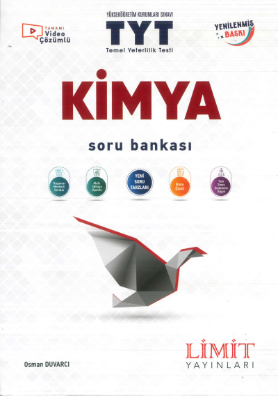 TYT Kimya Soru Bankası Limit Yayınları