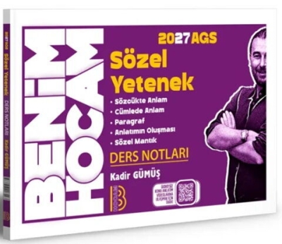 AGS Sözel Yetenek Ders Notları Benim Hocam Yayınları Panda Fotokopi & Baskı Merkezi
