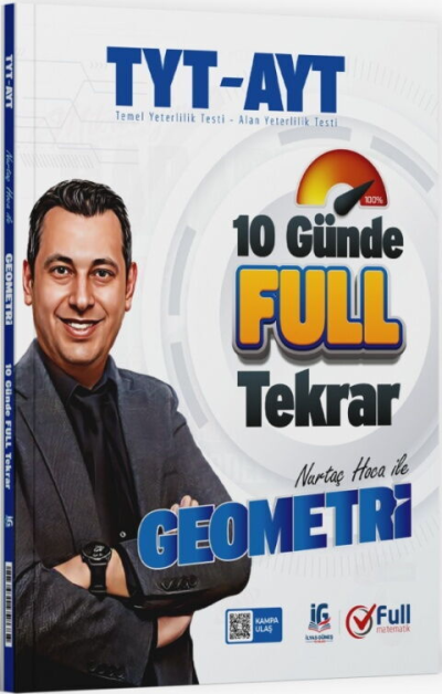 TYT AYT Geometri 10 Günde Full Tekrar Full Matematik Panda Fotokopi & Baskı Merkezi