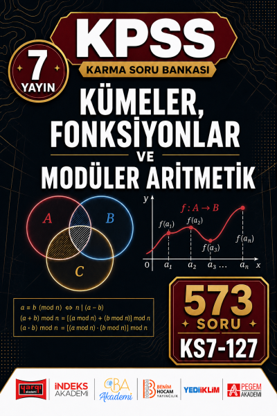 Kümeler, Fonksiyonlar ve Modüler Aritmetik 7 Yayın 573 Soru Panda Fotokopi & Baskı Merkezi