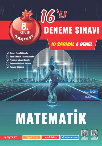 8. Sınıf Matematik Mod 16 Deneme Nartest Yayınları Panda Fotokopi & Baskı Merkezi