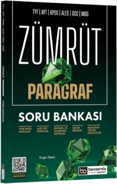Zümrüt Paragraf Soru Bankası Benzersiz Akademi Yayınları Panda Fotokopi & Baskı Merkezi