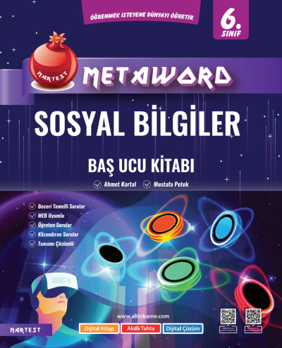 6. Sınıf Metaword Sosyal Bilgiler Nartest Yayınları Panda Fotokopi & Baskı Merkezi