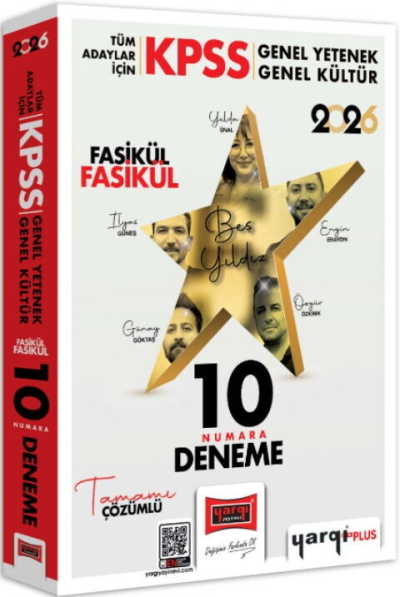 KPSS Tüm Adaylar İçin GK-GY Tüm Dersler Fasikül Fasikül On Numara 5 Yıldız 10 Deneme Yargı Yayınları Panda Fotokopi & Baskı Merkezi