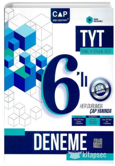 TYT 6 lı Deneme Video Çözümlü Panda Fotokopi & Baskı Merkezi