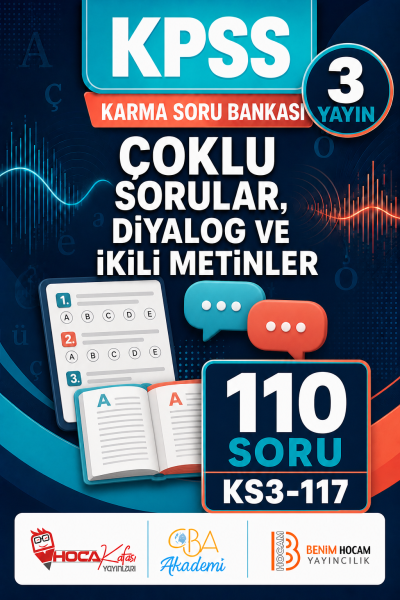 Çoklu Sorular, Diyalog ve İkili Metinler 3 Yayın 110 Soru (Benim Hocam - CBA - Hoca Kafası Yayınları) Panda Fotokopi & Baskı Merkezi
