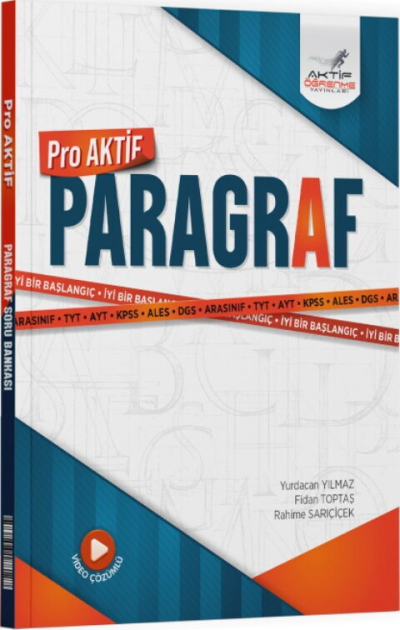 TYT AYT Paragraf Proaktif Soru Bankası Aktif Öğrenme Panda Fotokopi & Baskı Merkezi