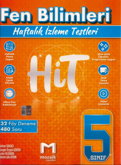 Mozaik 5. Sınıf Fen Bilimleri HİT 32 Deneme Mozaik Yayınları Panda Fotokopi & Baskı Merkezi