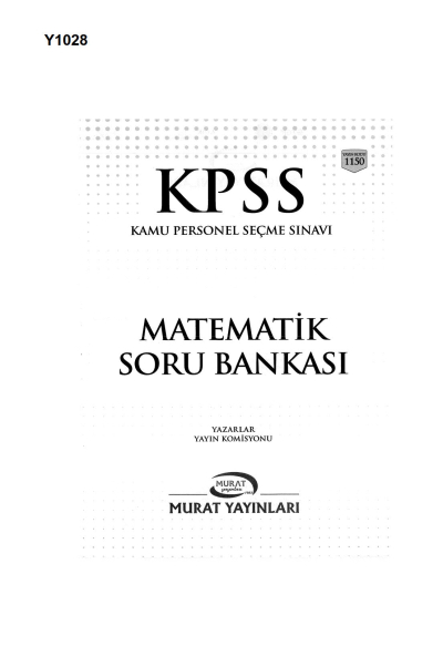 KPSS MATEMATİK SORU BANKASI ÇÖZÜMLÜ Panda Fotokopi & Baskı Merkezi