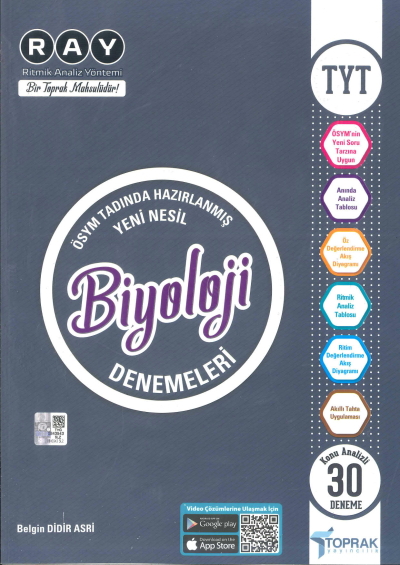 TYT Biyoloji 30 Deneme Kitabı Panda Fotokopi & Baskı Merkezi