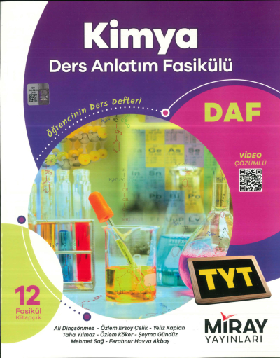 TYT Kimya Ders Anlatım Fasikülleri Miray Yayınları Panda Fotokopi & Baskı Merkezi