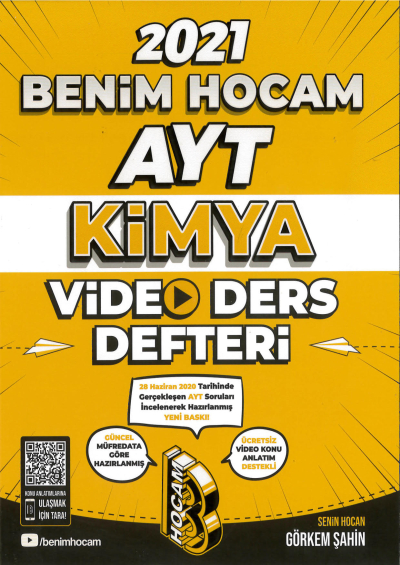 AYT KİMYA VİDEO DERS DEFTERİ Panda Fotokopi & Baskı Merkezi