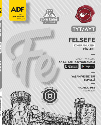 TYT AYT Felsefe Konu Anlatım Föyü Soru Kalesi Yayınları