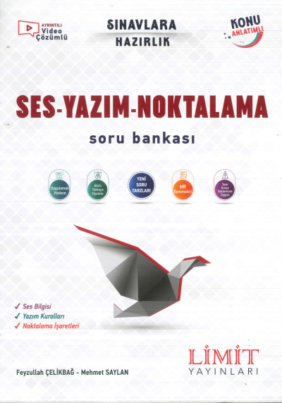 Ses- Yazım- Noktalama Soru Bankası Limit Yayınları Panda Fotokopi & Baskı Merkezi