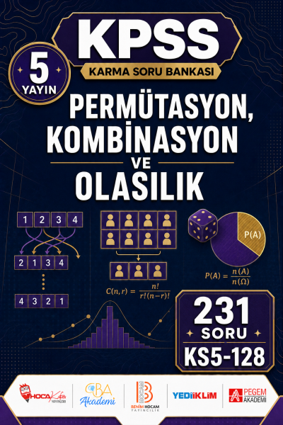 Permütasyon, Kombinasyon ve Olasılık 5 Yayın 231 Soru Panda Fotokopi & Baskı Merkezi
