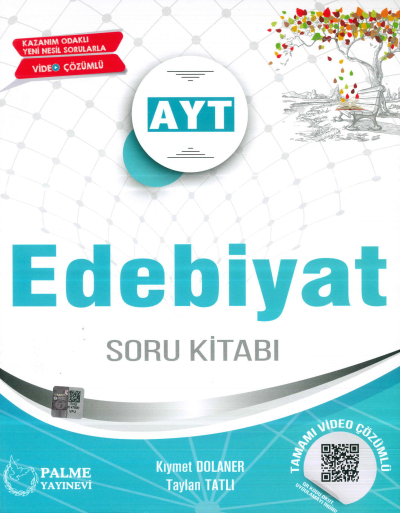 AYT Edebiyat Soru Kitabı Palme Yayınevi Panda Fotokopi & Baskı Merkezi