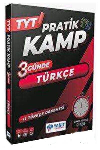 TYT Pratik Kamp 3 Günde Türkçe Yanıt Yayınları Panda Fotokopi & Baskı Merkezi