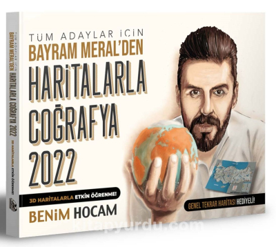 2022 Tüm Adaylar İçin Haritalarla Coğrafya BAYRAM MERAL Panda Fotokopi & Baskı Merkezi