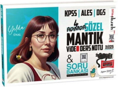 2025 KPSS ALES DGS 4 Adımda Sözel Mantık Video Ders Notu & Soru Bankası (Yelda Ünal) Yargı Yayınları Panda Fotokopi & Baskı Merkezi