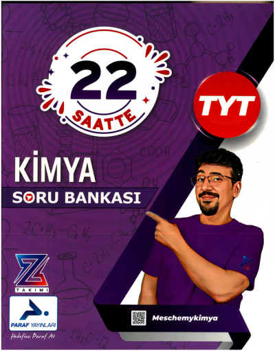 TYT 22 Saatte Kimya Soru Bankası PRF Paraf Yayınları Panda Fotokopi & Baskı Merkezi