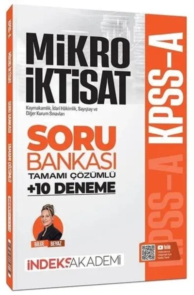 KPSS A Grubu Mikro İktisat Soru Bankası ve 10 Deneme Çözümlü - Bilge Beyaz İndeks Akademi Yayıncılık Panda Fotokopi & Baskı Merkezi