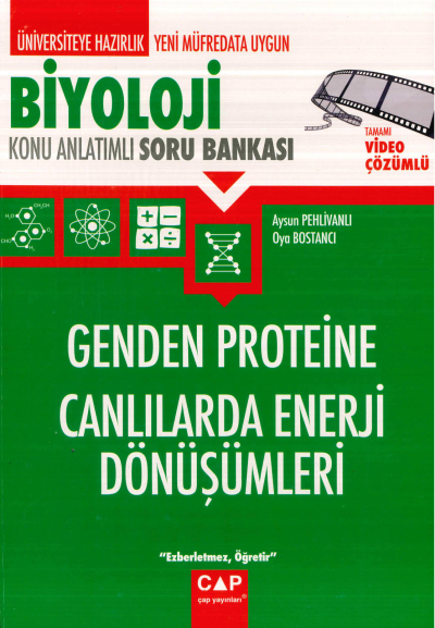 BİYOLOJİ GENDEN PROTEİNE CANLILARDA ENERJİ DÖNÜŞÜMLERİ KONU ANLATIMLI SORU BANKASI Panda Fotokopi & Baskı Merkezi