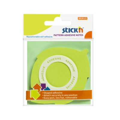 Hopax Stıckn Yapışkanlı Not Kağıdı Yaprak Şekilli 50 YP 70x70 Yeşil Panda Fotokopi & Baskı Merkezi