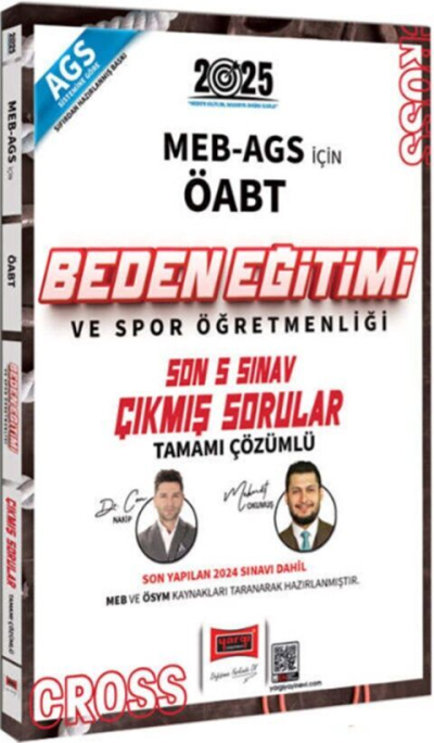 2025 ÖABT MEB-AGS Beden Eğitimi Öğretmenliği CROSS Çıkmış Sorular Son 5 Sınav Çözümlü Yargı Yayınları Panda Fotokopi & Baskı Merkezi