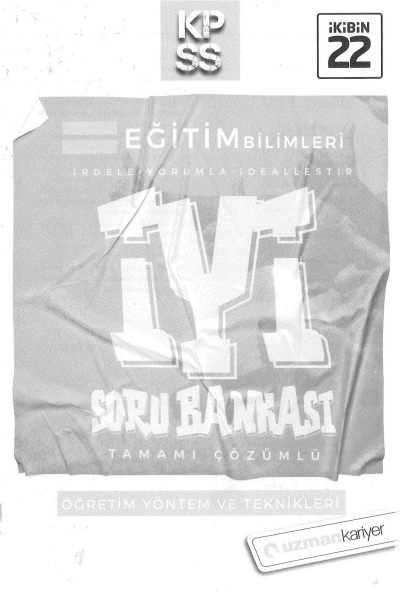 ÖĞRETİM YÖNTEM VE TEKNİKLERİ İYİ SORU BANKASI ÇÖZÜMLÜ Panda Fotokopi & Baskı Merkezi