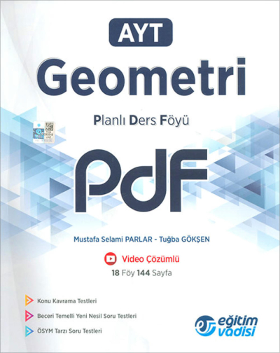 AYT Geometri Planlı Ders Föyü PDF Eğitim Vadisi Yayınları Panda Fotokopi & Baskı Merkezi