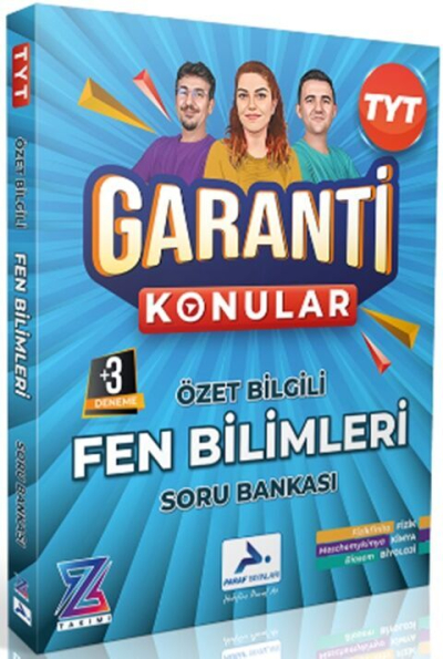 Z Takımı TYT Fen Bilimleri Garanti Konular Soru Bankası Paraf Yayınları