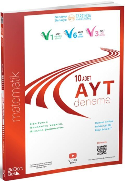 Model AYT 10 lu Matematik Deneme Üç Dört Beş Yayınları Panda Fotokopi & Baskı Merkezi