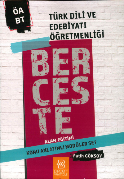 BERCESTE ALAN EĞİTİMİ KONU ANLATIMLI MODÜLER SET Panda Fotokopi & Baskı Merkezi