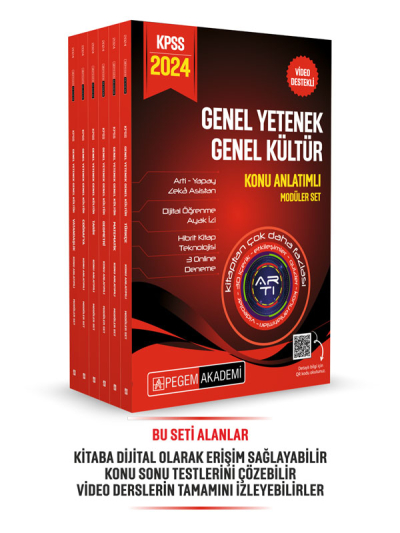 2024 KPSS GY GK TÜRKÇE Konu Anlatımlı Modüler Set