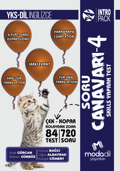 YKS-DİL (YDT) INTRO PACK SORU CANAVARI 4 Panda Fotokopi & Baskı Merkezi